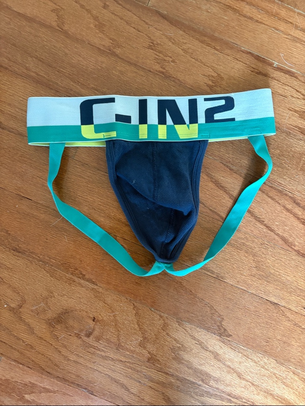 Men's Navy & Teal Athletic Jockstrap